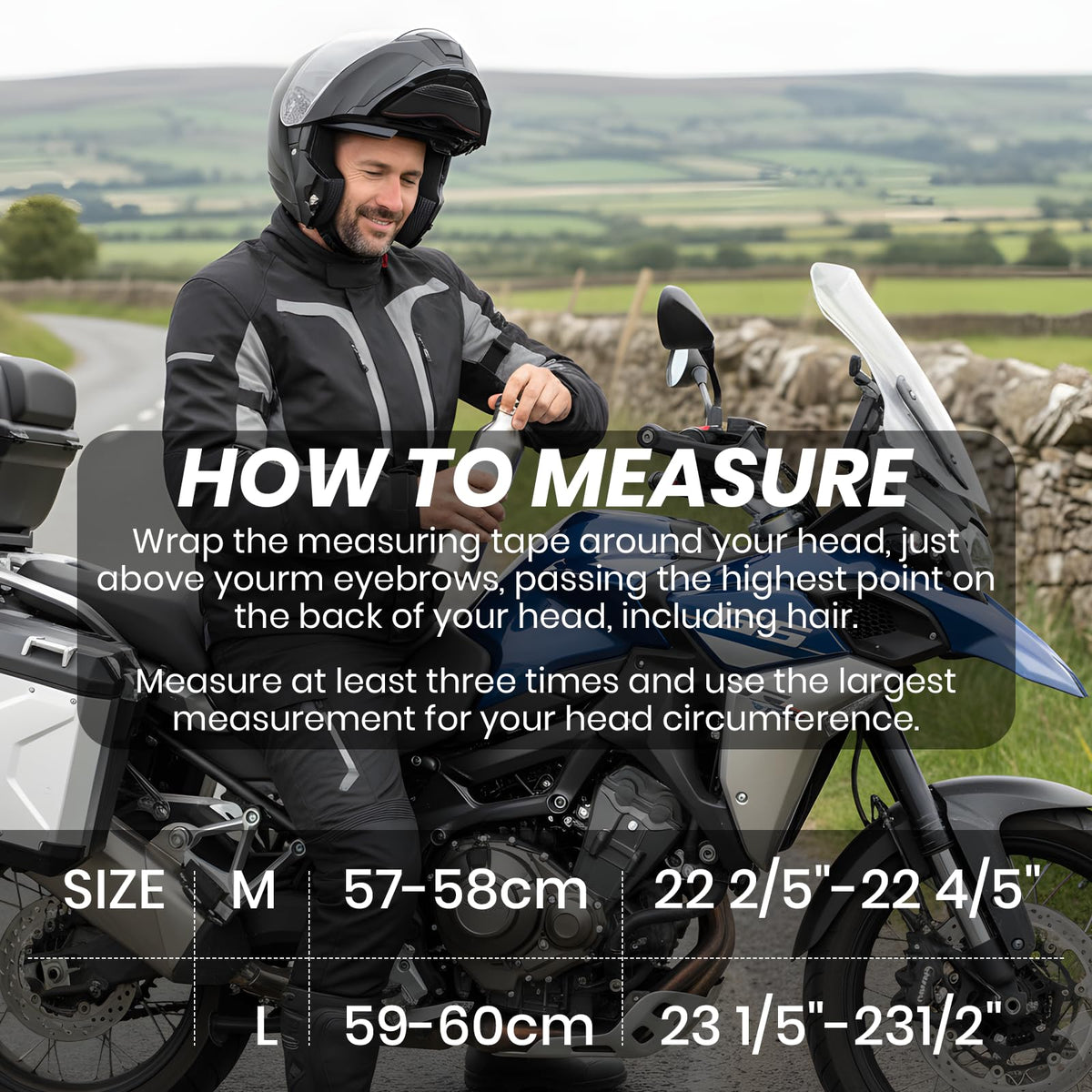 Modular Flip Up Motorcycle Helmet with Dual Visor J97384