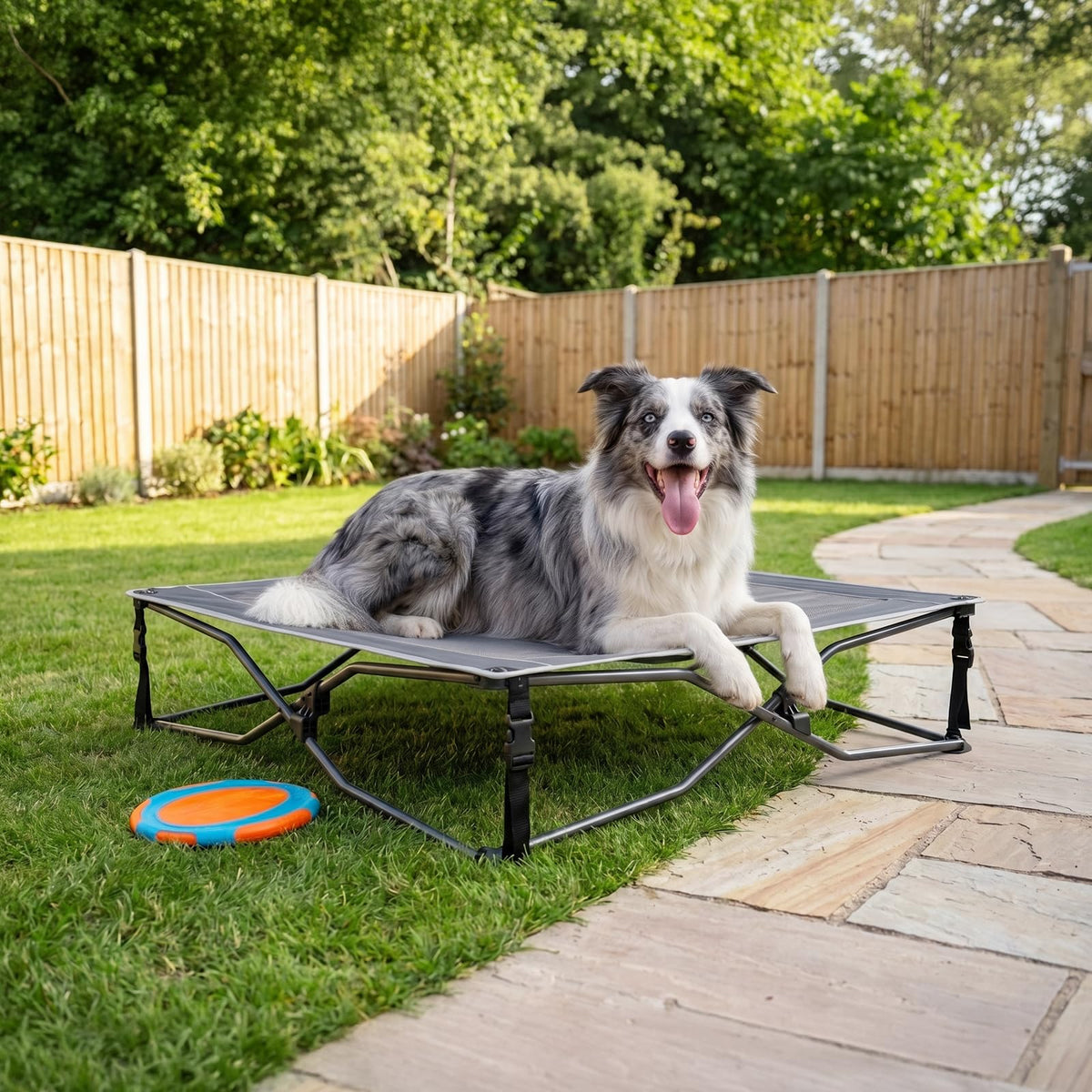 Elevated Cooling Dog Bed with Breathable Mesh G414278