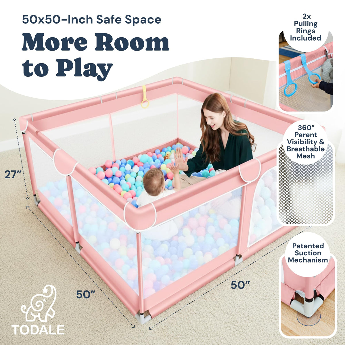 Foldable Play Pen B61618