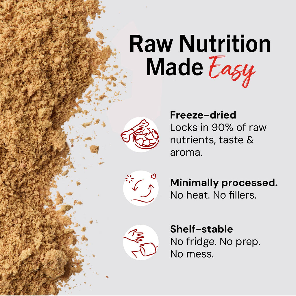 Freeze-Dried Grain Free Dog & Puppy Food Topper 7 oz Bag H26476