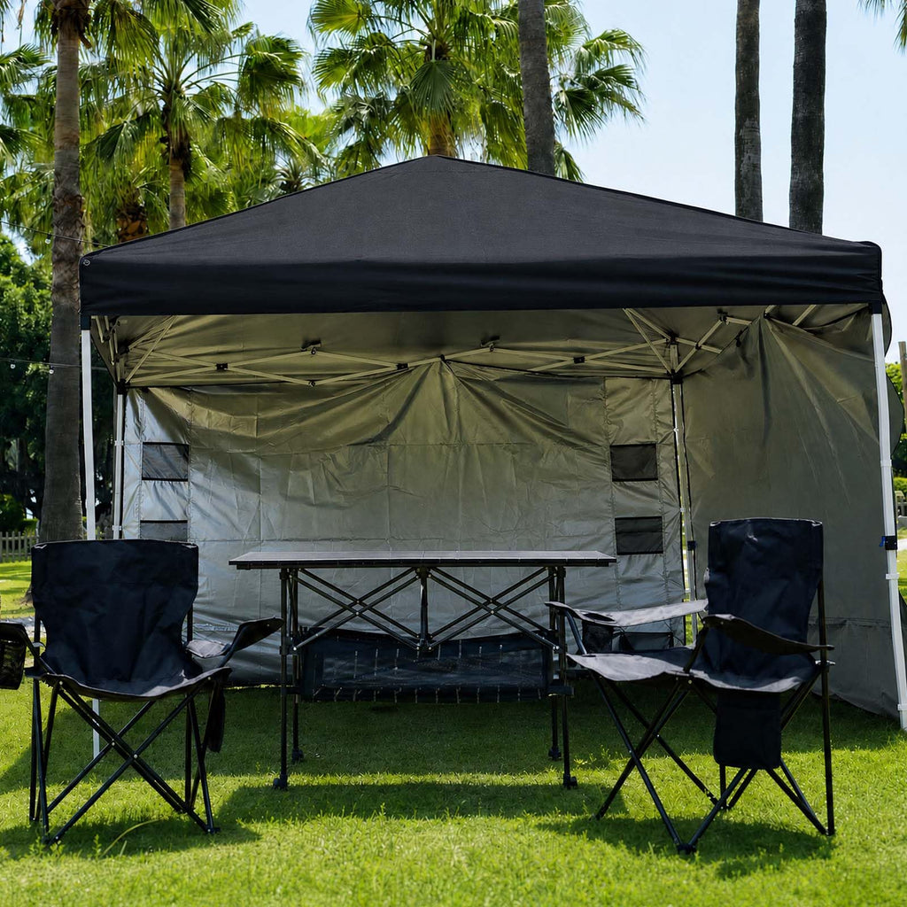 Large Folding Camping Table Adjustable Height M3659