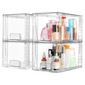 4 Pack Large Stackable Clear Storage Drawers M959421