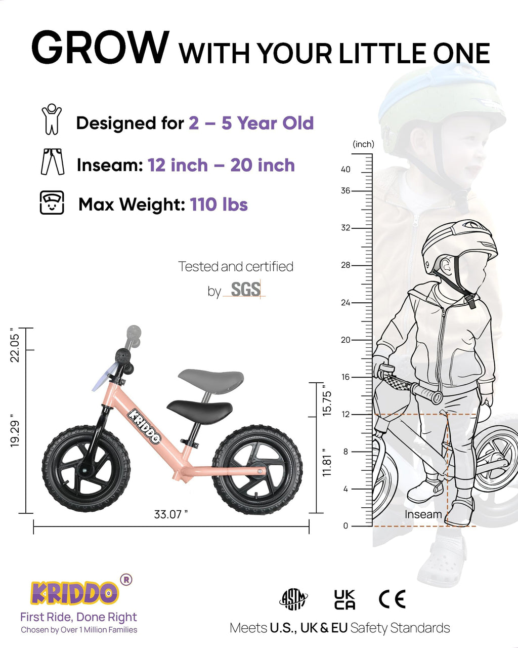 Toddler Balance Bike C3979