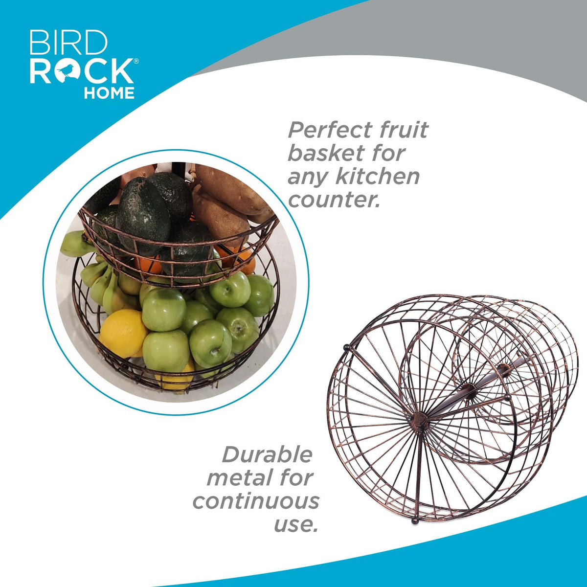 3 Tier Wire Fruit Basket L128700