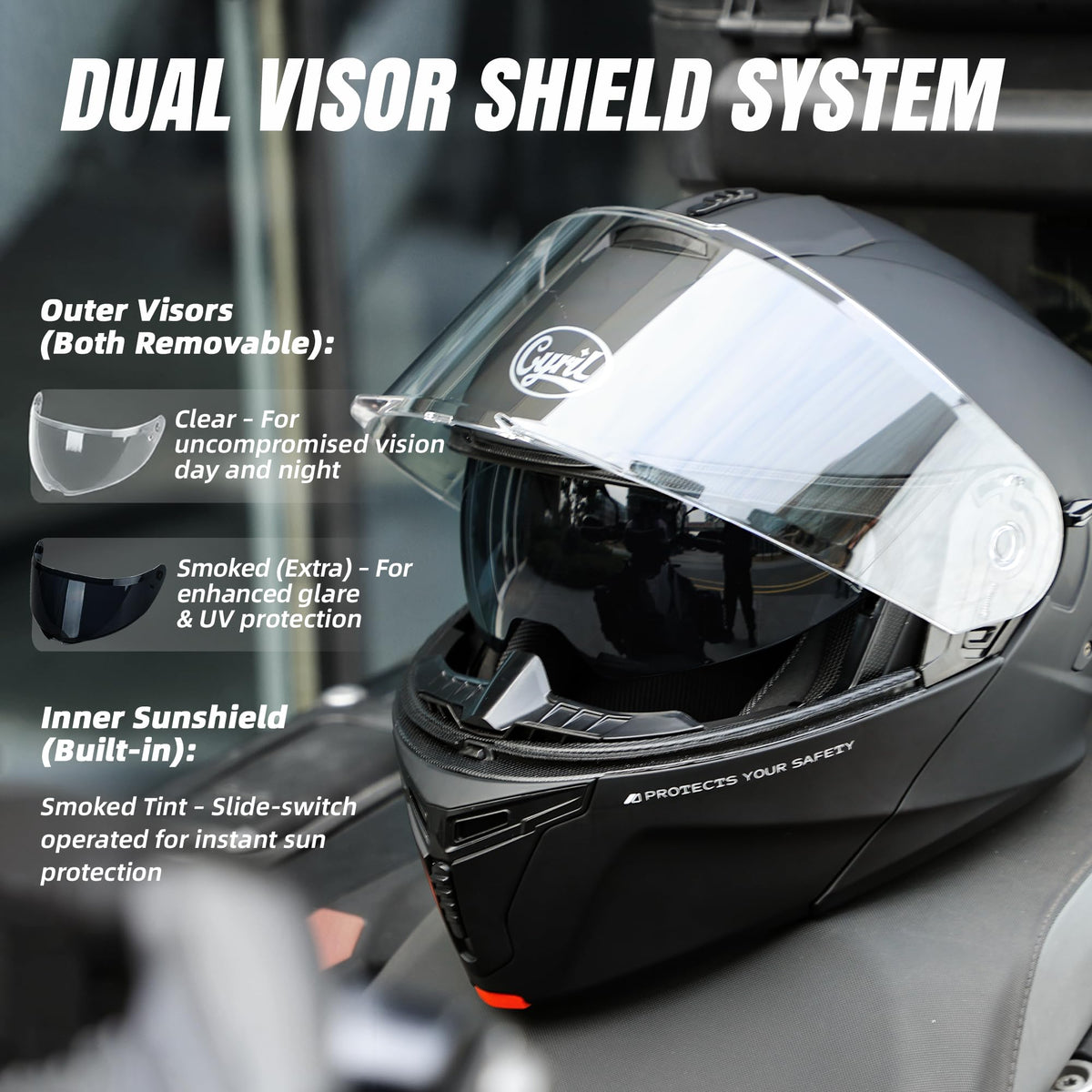 Modular Motorcycle Helmet DOT Approved Q427953
