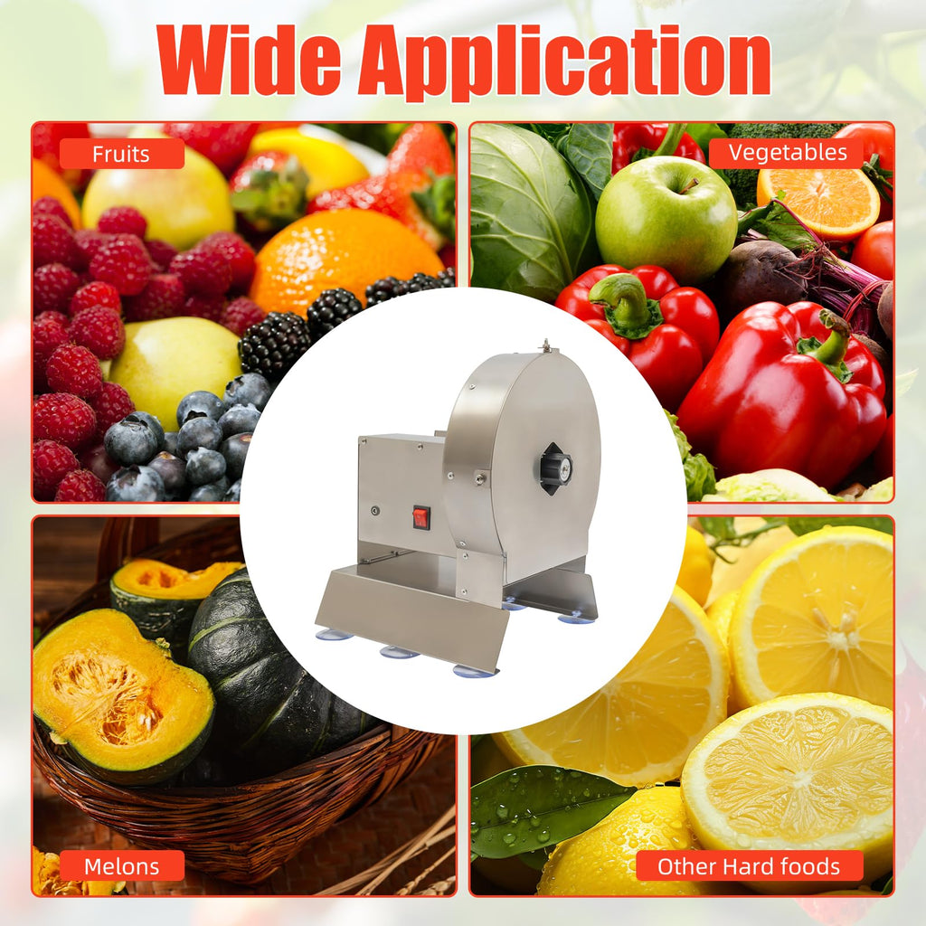 Electric Vegetable Slicer 2 IN 1 0-12mm Thickness Adjustable U360039