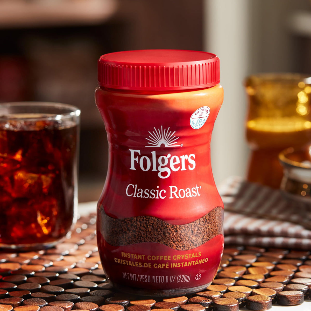 Classic Roast Instant Coffee 8 Oz I744