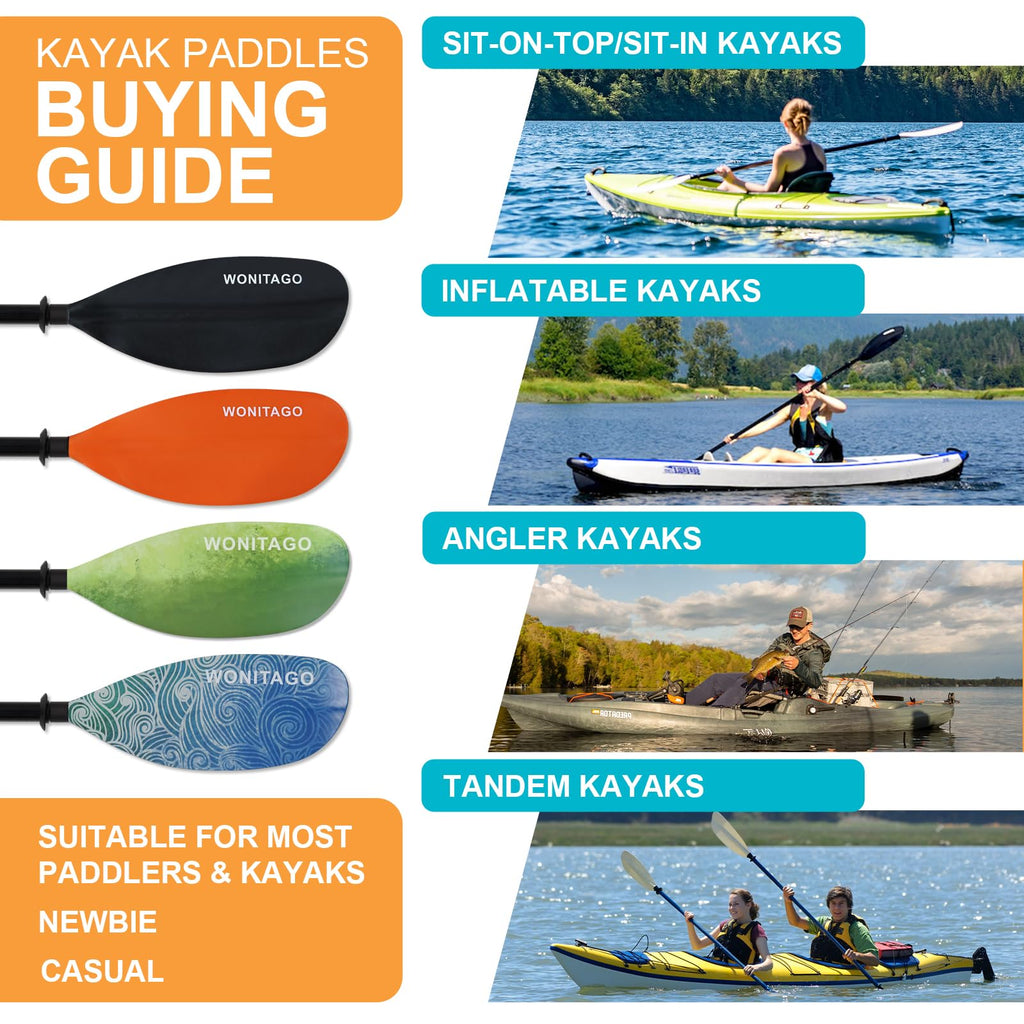 Adjustable Lightweight Kayak Paddle Y954