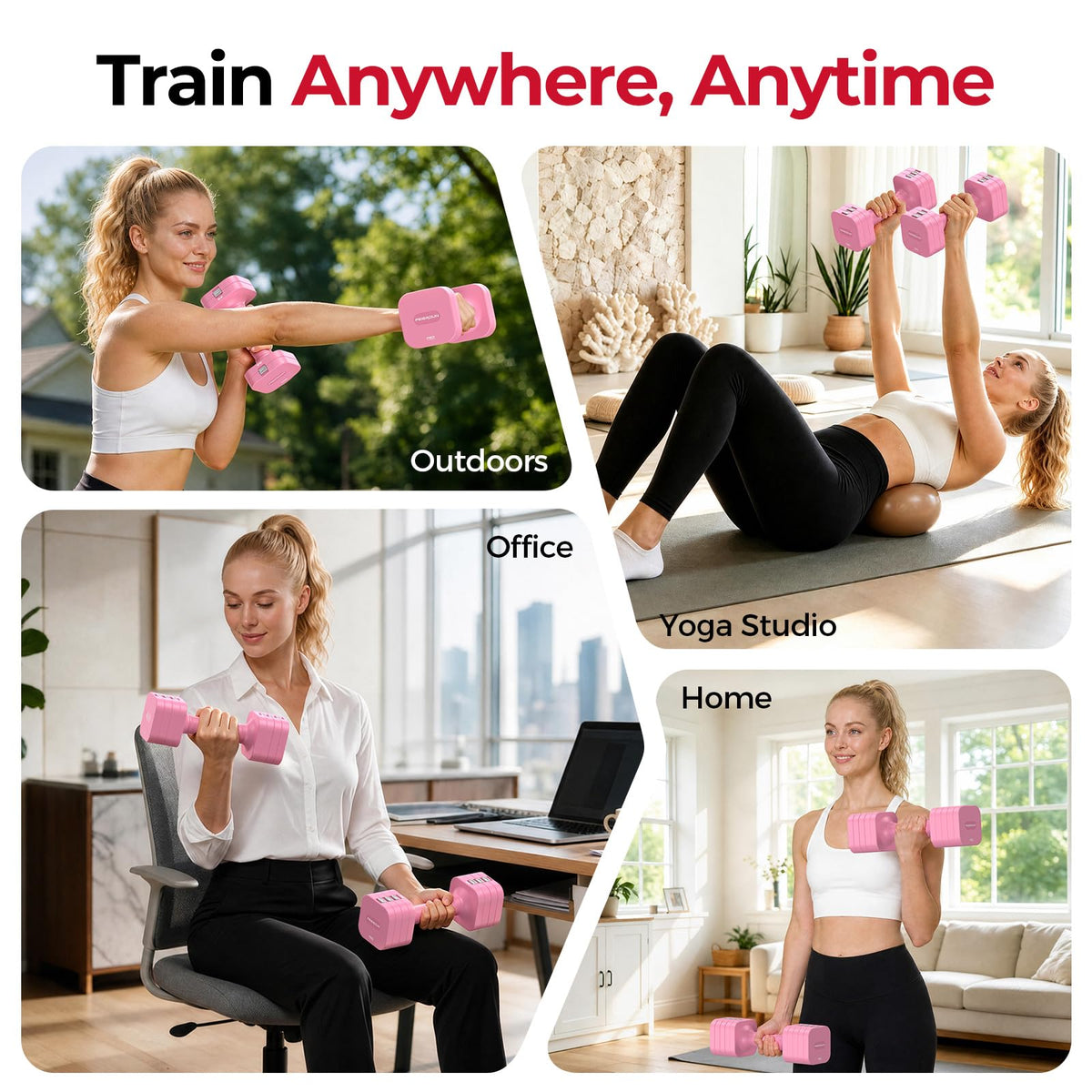 5-in-1 Adjustable Dumbbell Set X975690