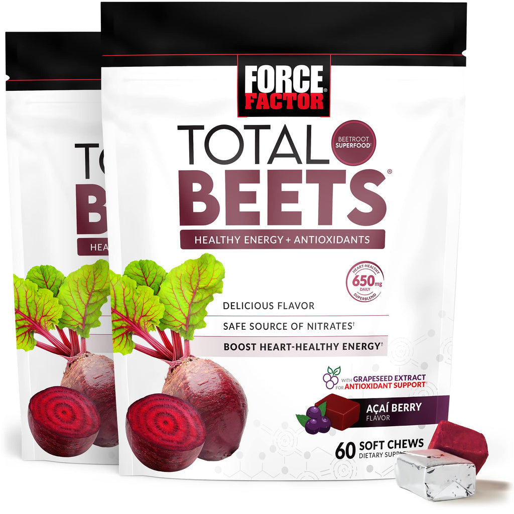 Beetroot Soft Chews 120 Count 2-Pack & 60 Count T668