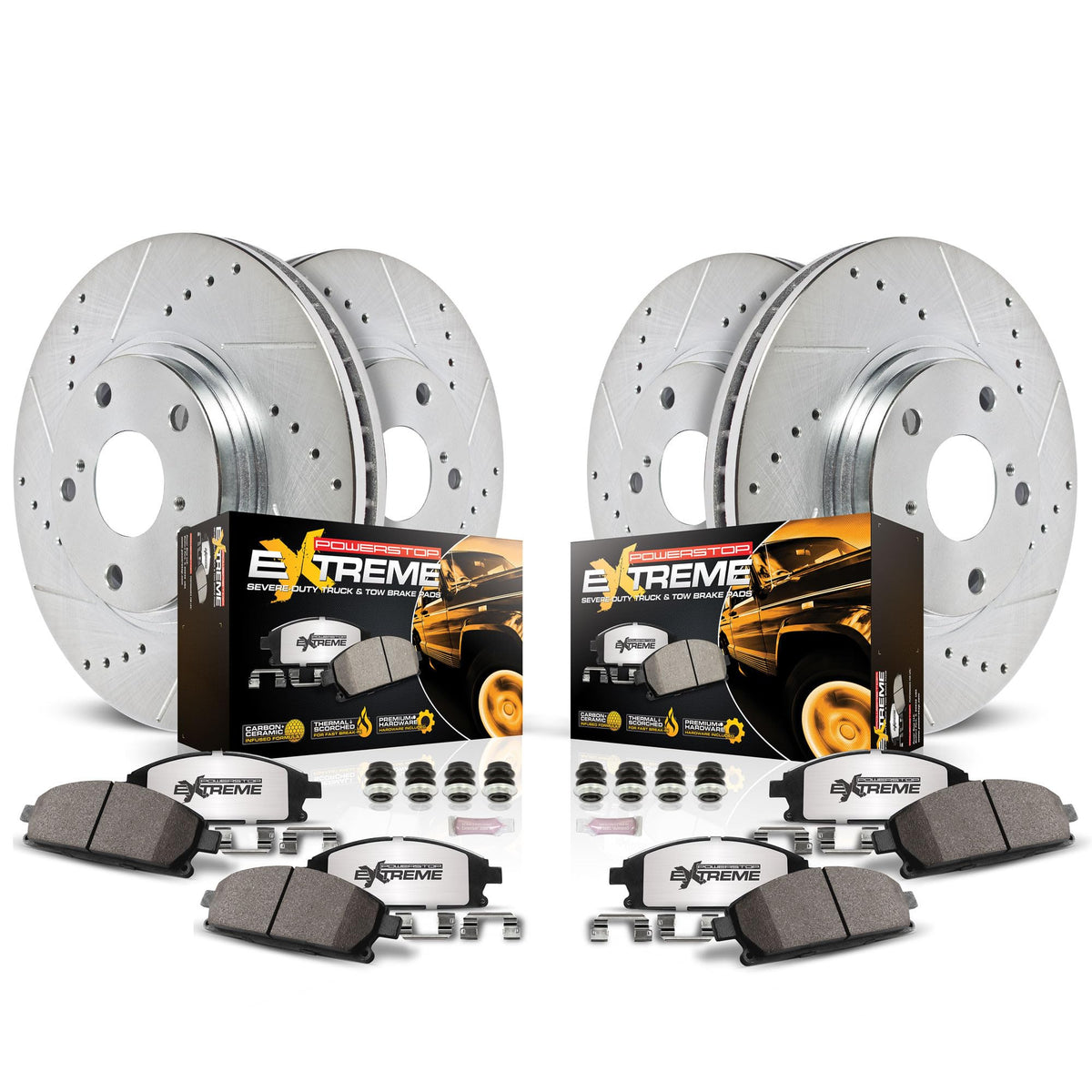 Brake Pad & Rotor Kit Front & Rear W8921