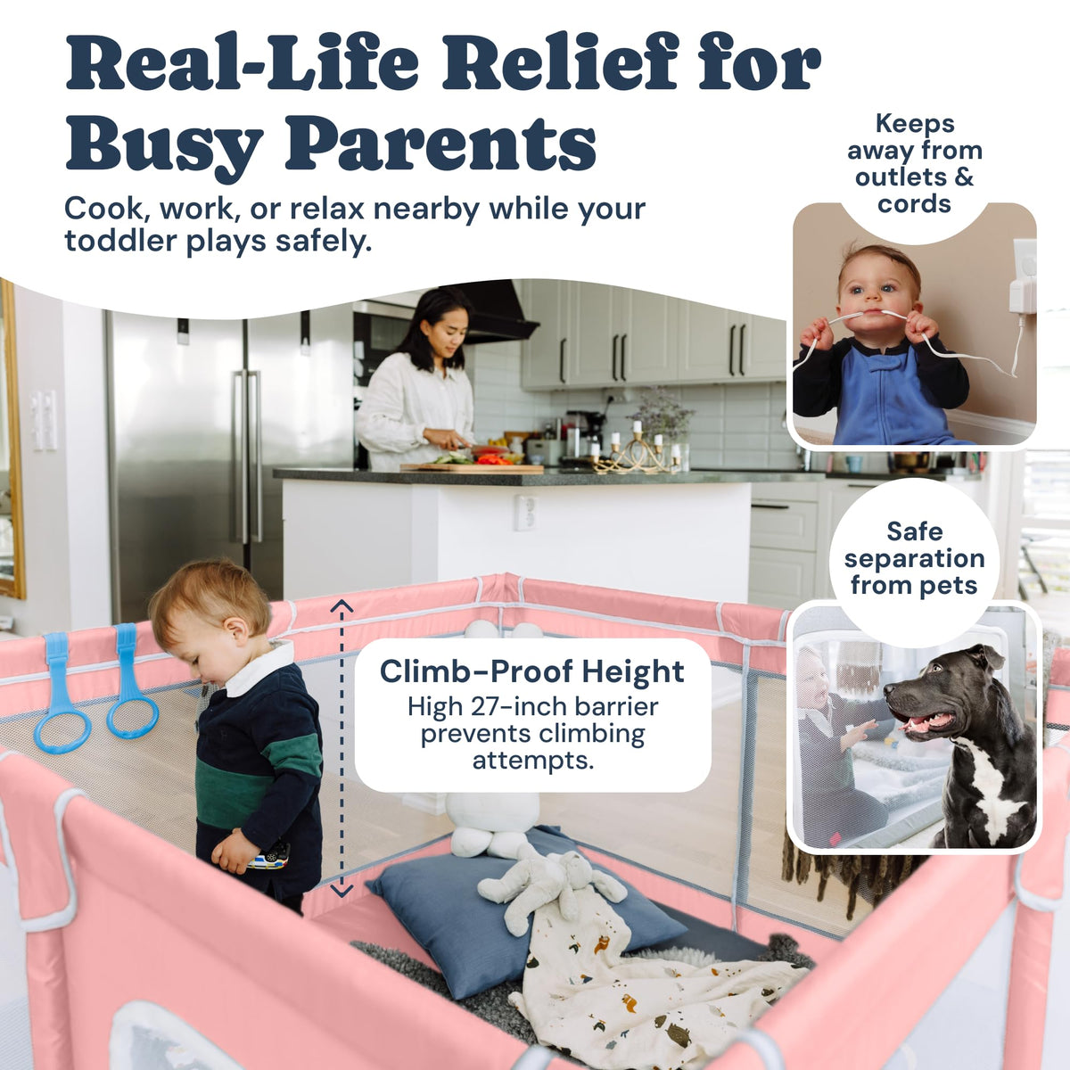 Foldable Play Pen B61618