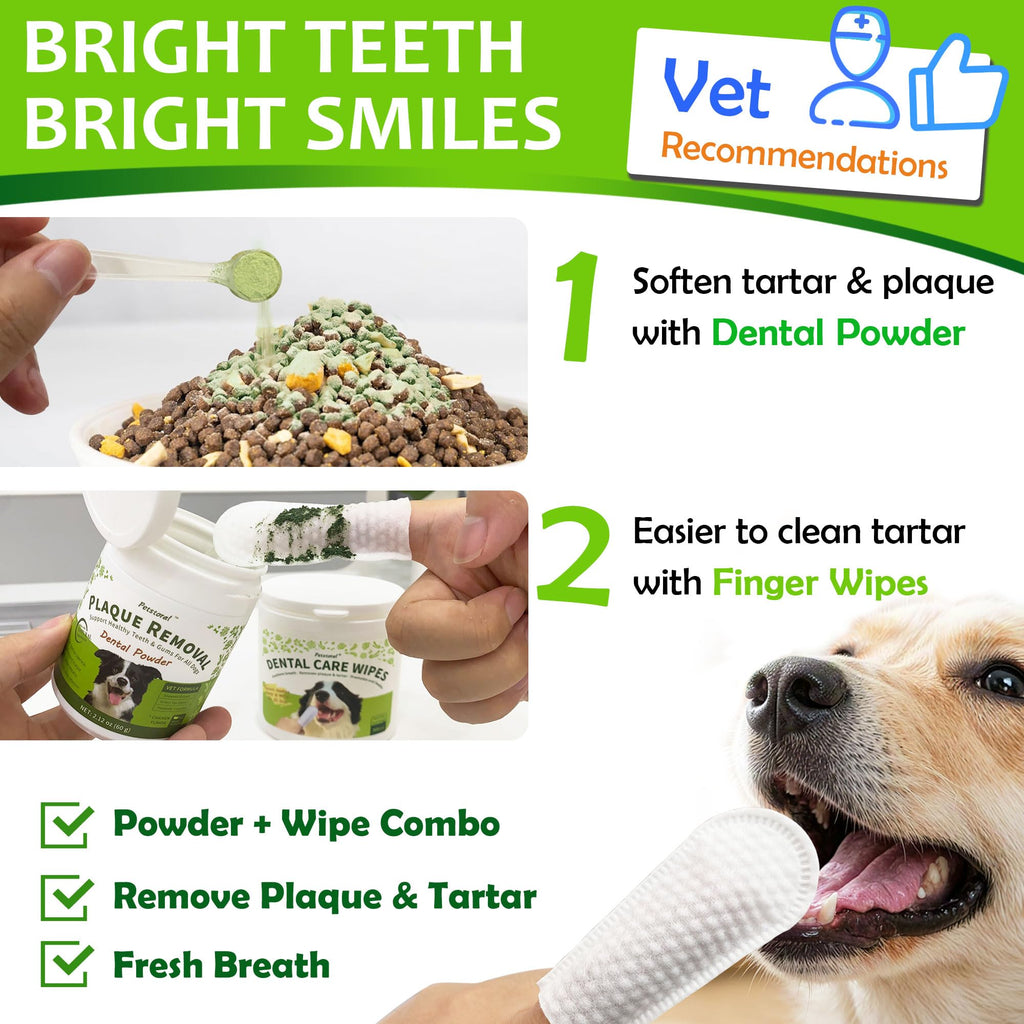 Dental Care Wipes for Dogs and Cats, 50 Count Z395