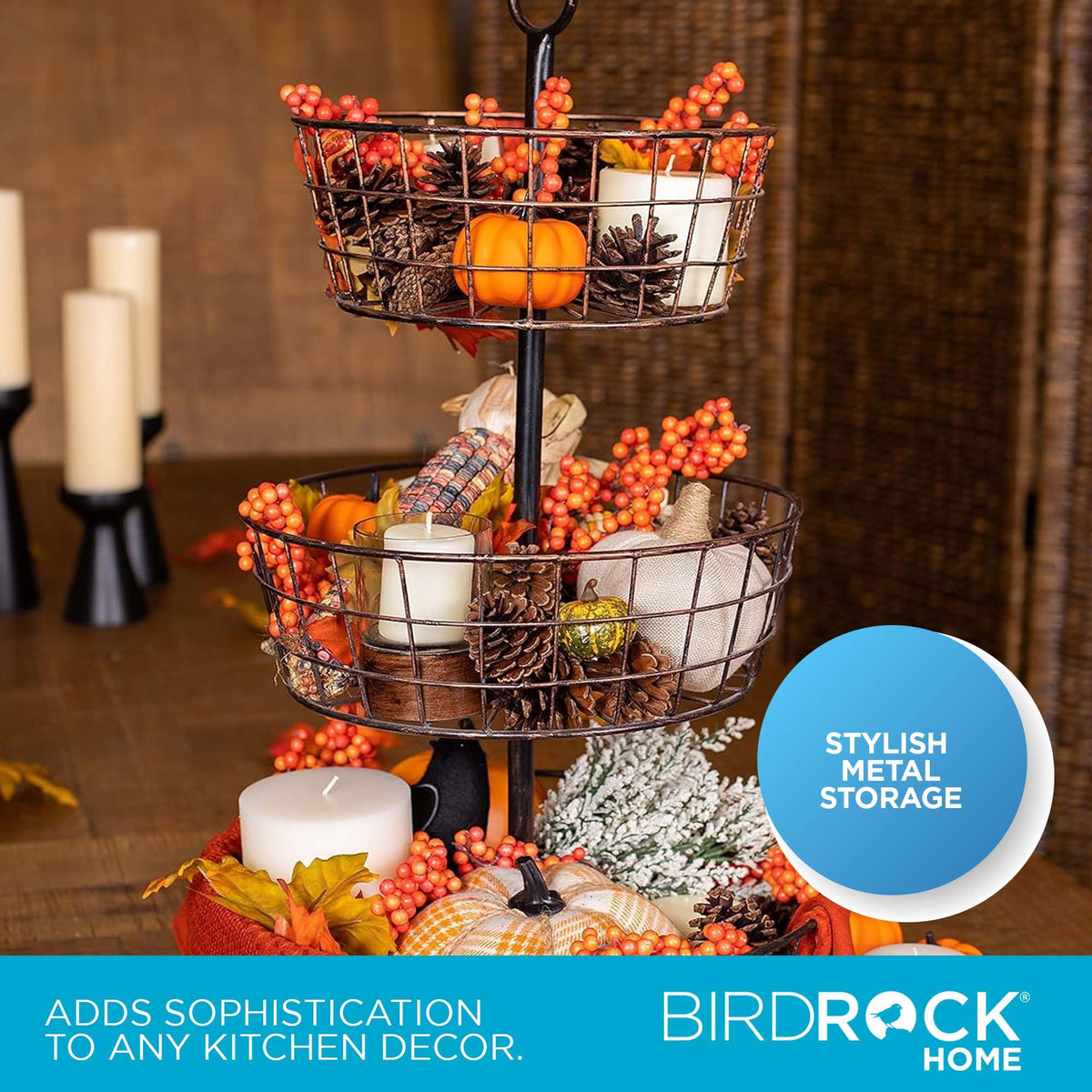 3 Tier Wire Fruit Basket L128700