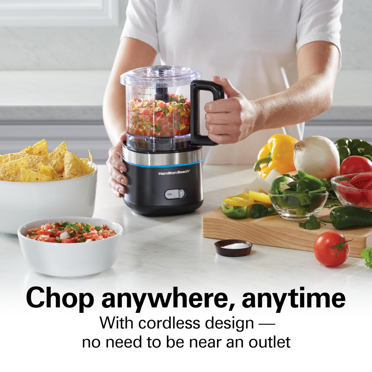 Cordless Mini Food Processor & Vegetable Chopper E12773