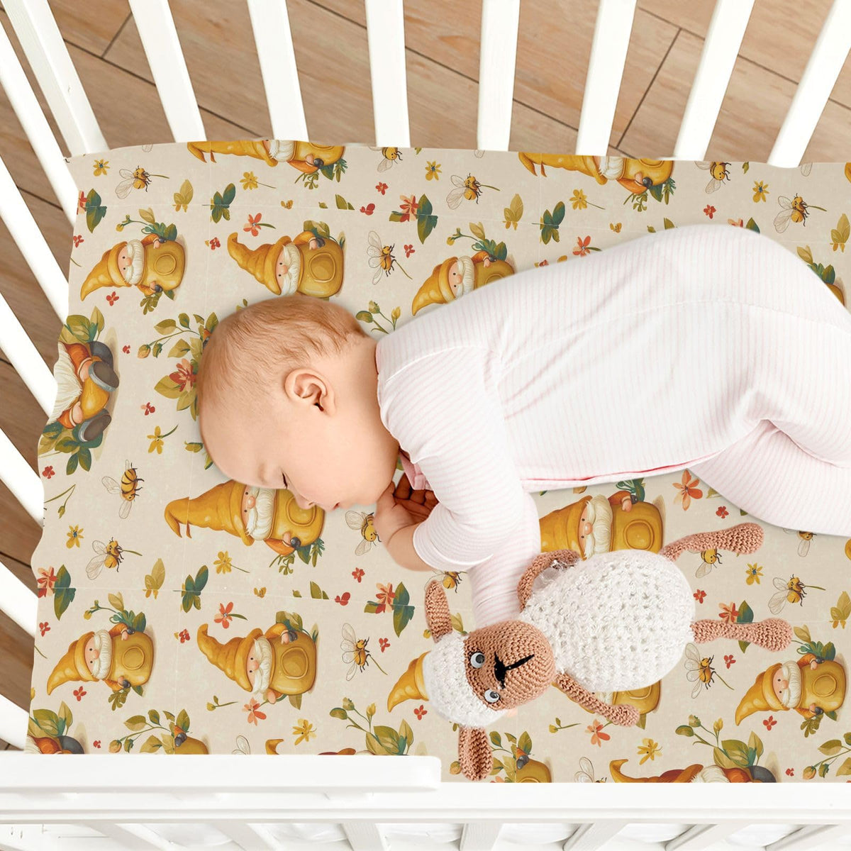 Soft Breathable Microfiber Crib Sheet U85077