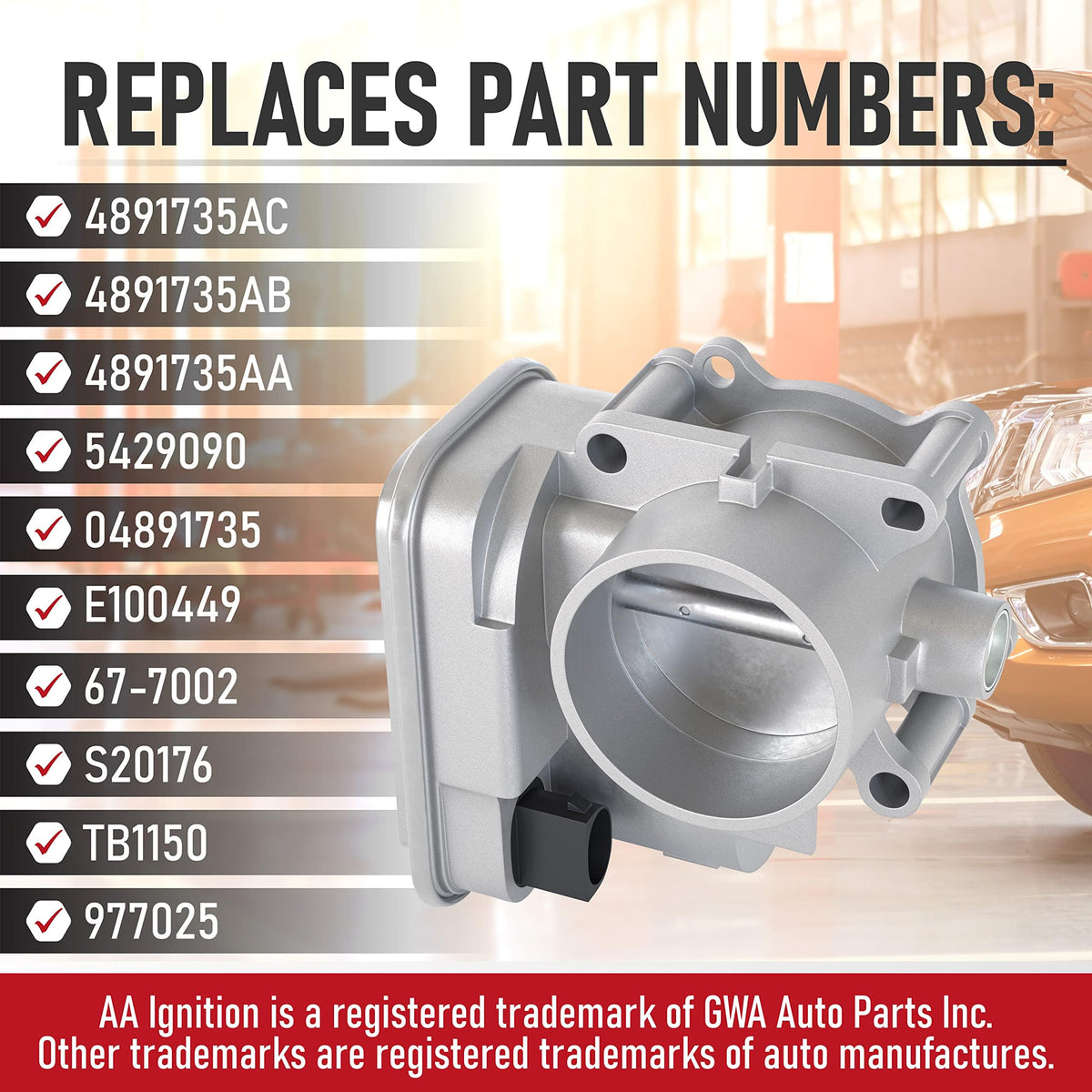 Electronic Throttle Body Assembly Z231