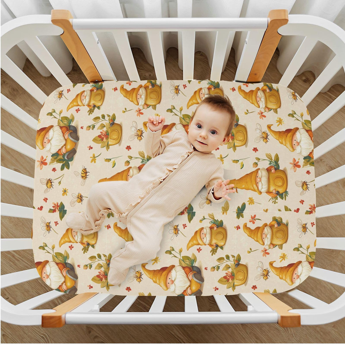 Soft Breathable Microfiber Crib Sheet U85077