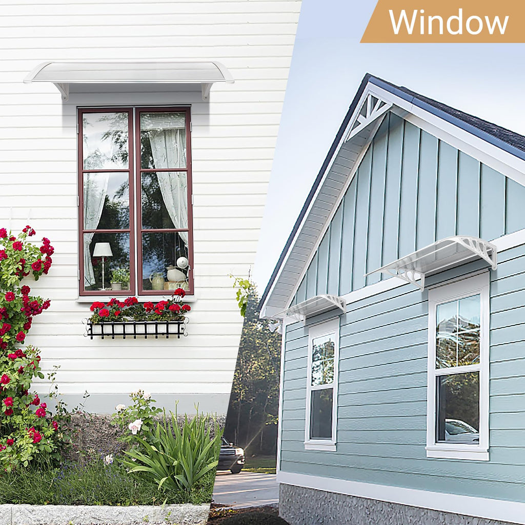 39"x32" PVC Window Awning Canopy M981
