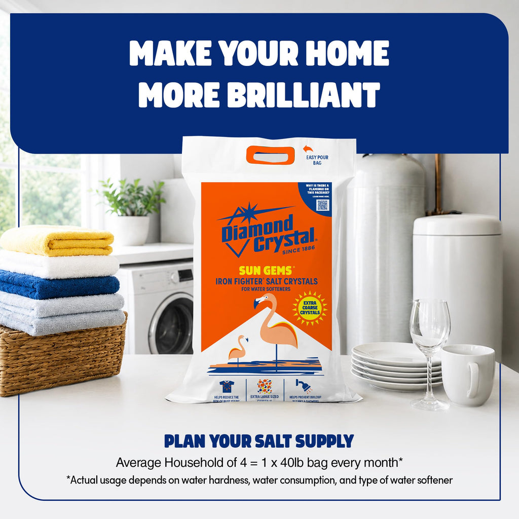 2 Pack Water Softener Salt, 40 Pounds X939