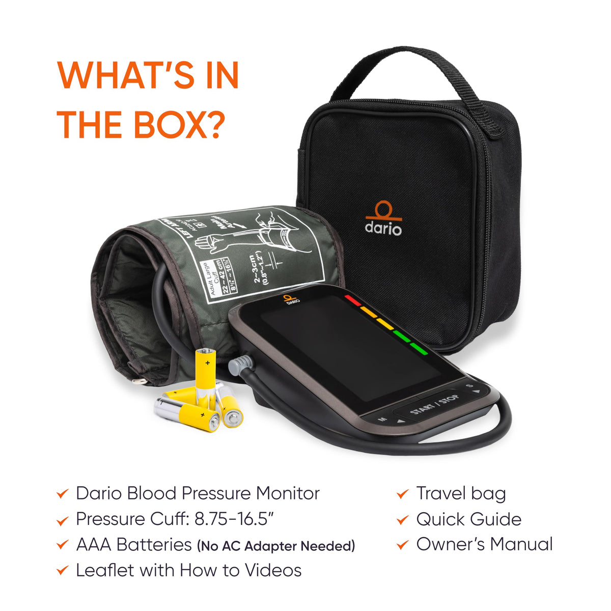 Blood Pressure Monitor with Carry Case T377