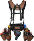39-Pocket Heavy-Duty Tool Belt With Suspenders Q18831