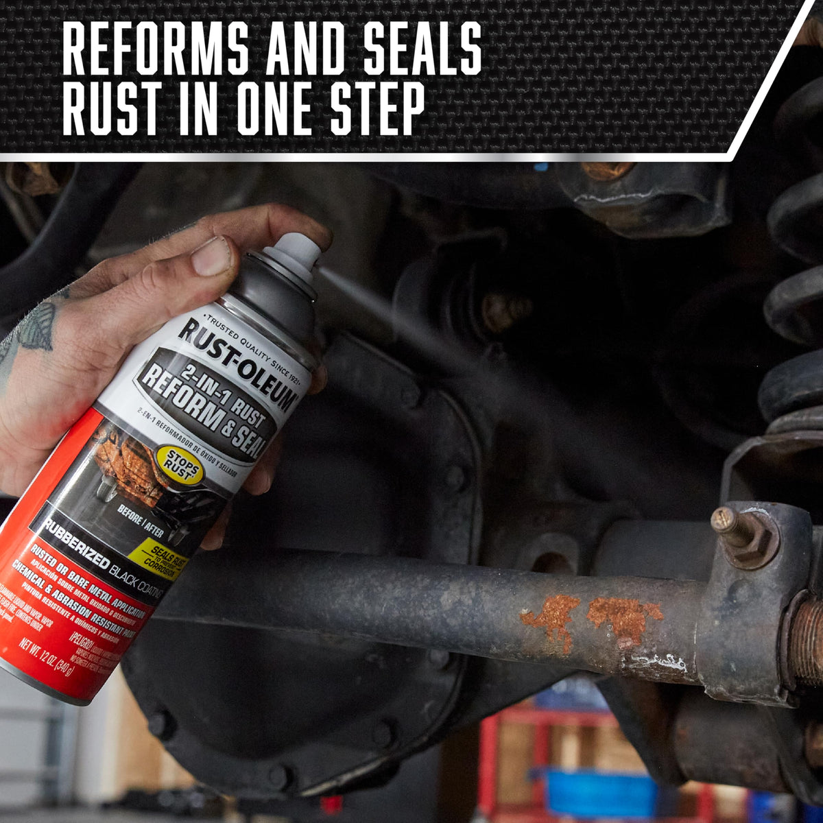 Black Rust Reform & Seal Coating Spray F224389