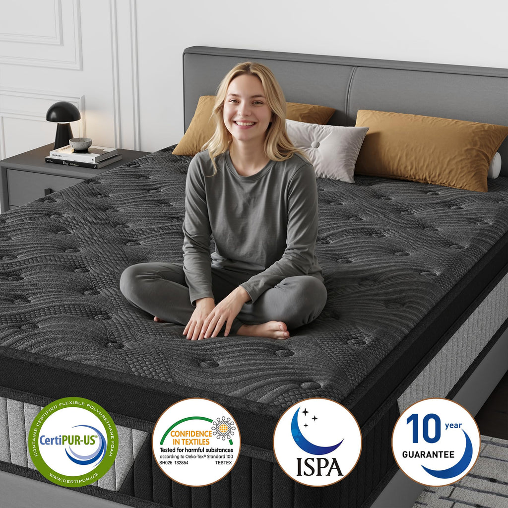12 Inch Full Hybrid Memory Foam Mattress A599502